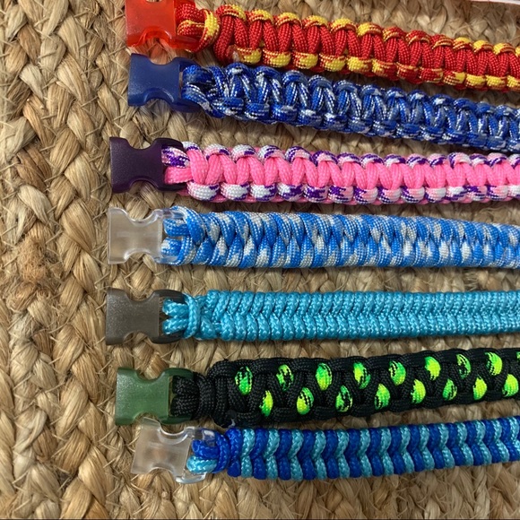 🚻 5/$14! Parachute cord survival macrame bracelet - Picture 8 of 10